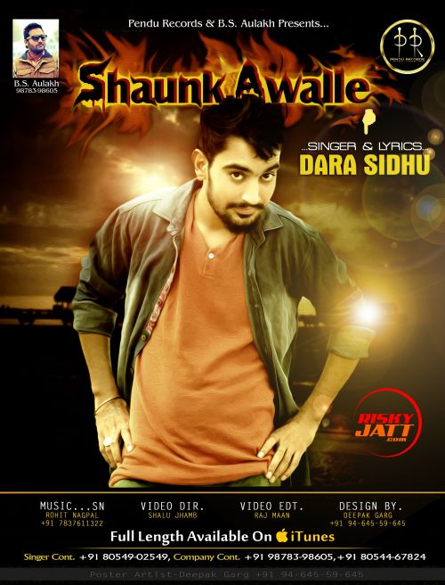 Shaunk Awalle Dara Sidhu Mp3 Song Free Download