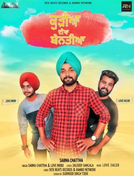 Kudiya Diya Bentiya Sarna Chatta, Love Inder Mp3 Song Free Download