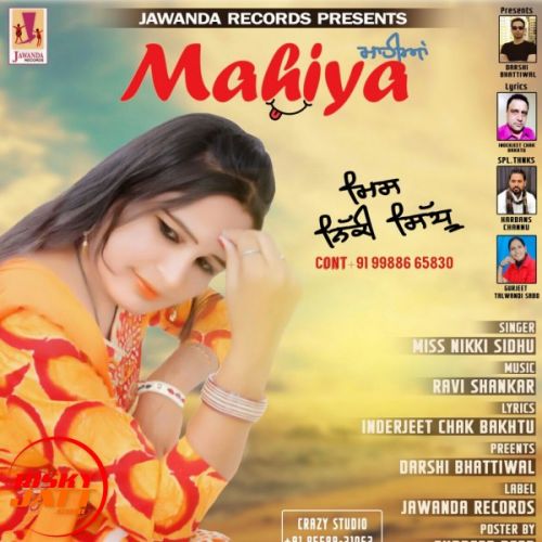 Mahiya Miss Nikki Sidhu Mp3 Song Free Download