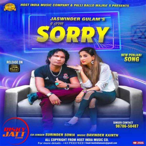 I am Sorry Jaswiner Gulam, Surinder Sonia Mp3 Song Free Download