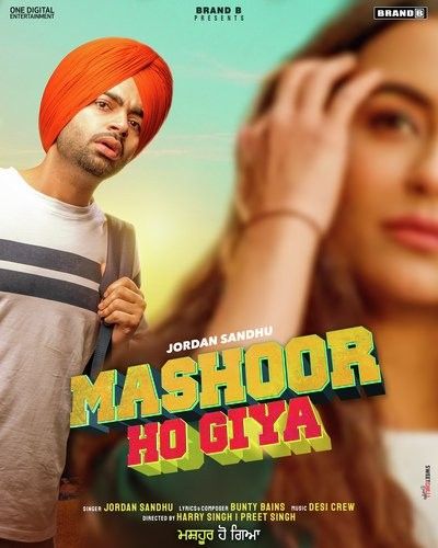 Mashoor Ho Giya Jordan Sandhu Mp3 Song Free Download